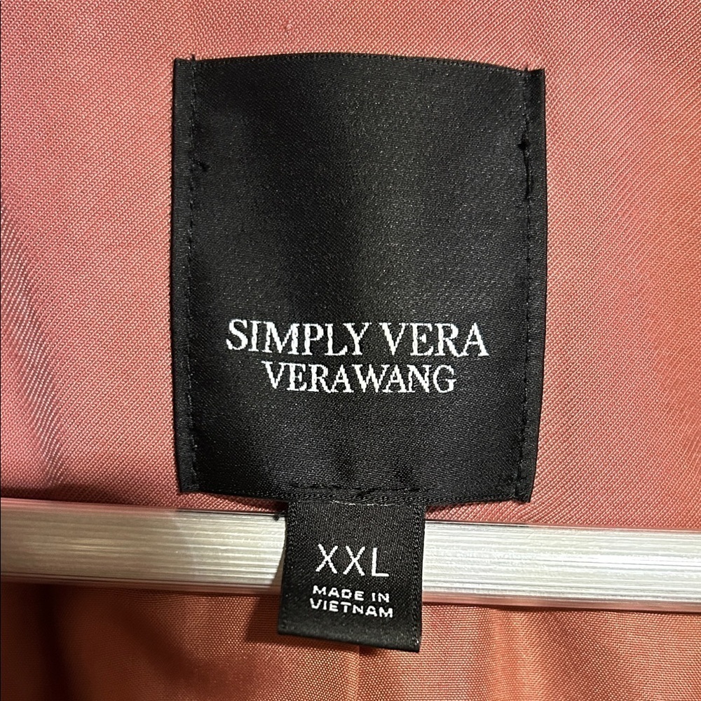 Simply Vera Vera Wang Terracotta Blazer - Picture 2 of 6